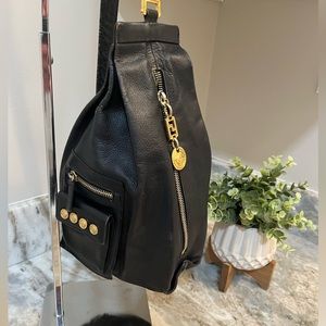 Gianni Versace Vintage Pyramid Triangle Bag Leather 80s Used Condition